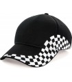 Grand Prix Cap - zwart wit