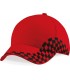Casquette Grand Prix - rouge noir