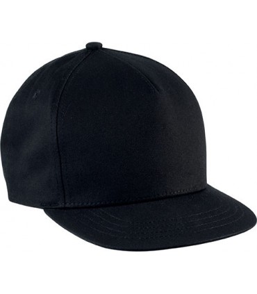 Kids' snapback cap - black