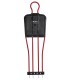 Training free kick figure black / red - height 1.80m