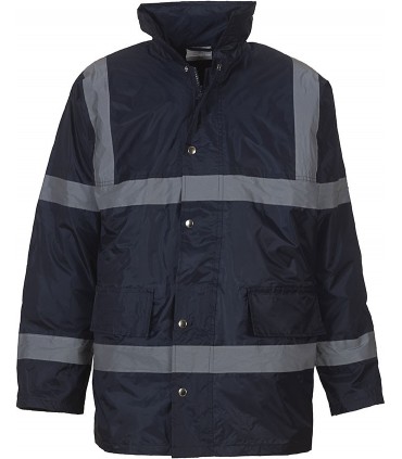 Signalisatie veiligheidsjack navy