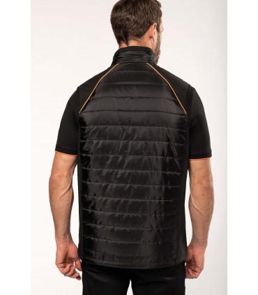Dual-fabric DayToDay bodywarmer black / green