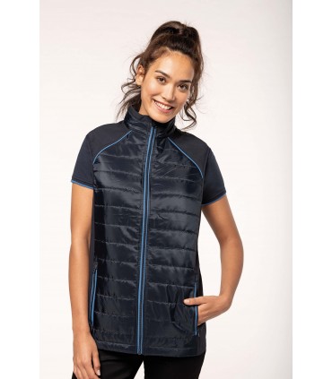 Bodywarmer DayToDay bi-matière noir / vert