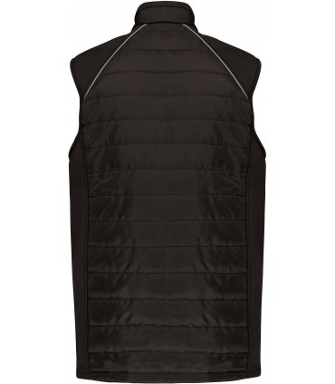 Bodywarmer DayToDay bi-matière noir / argent