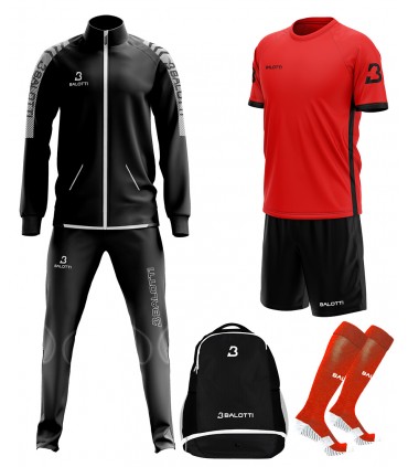 Pack Jaguar Balotti - Red Black