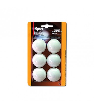 6 tafeltennisballen Enebe sport White