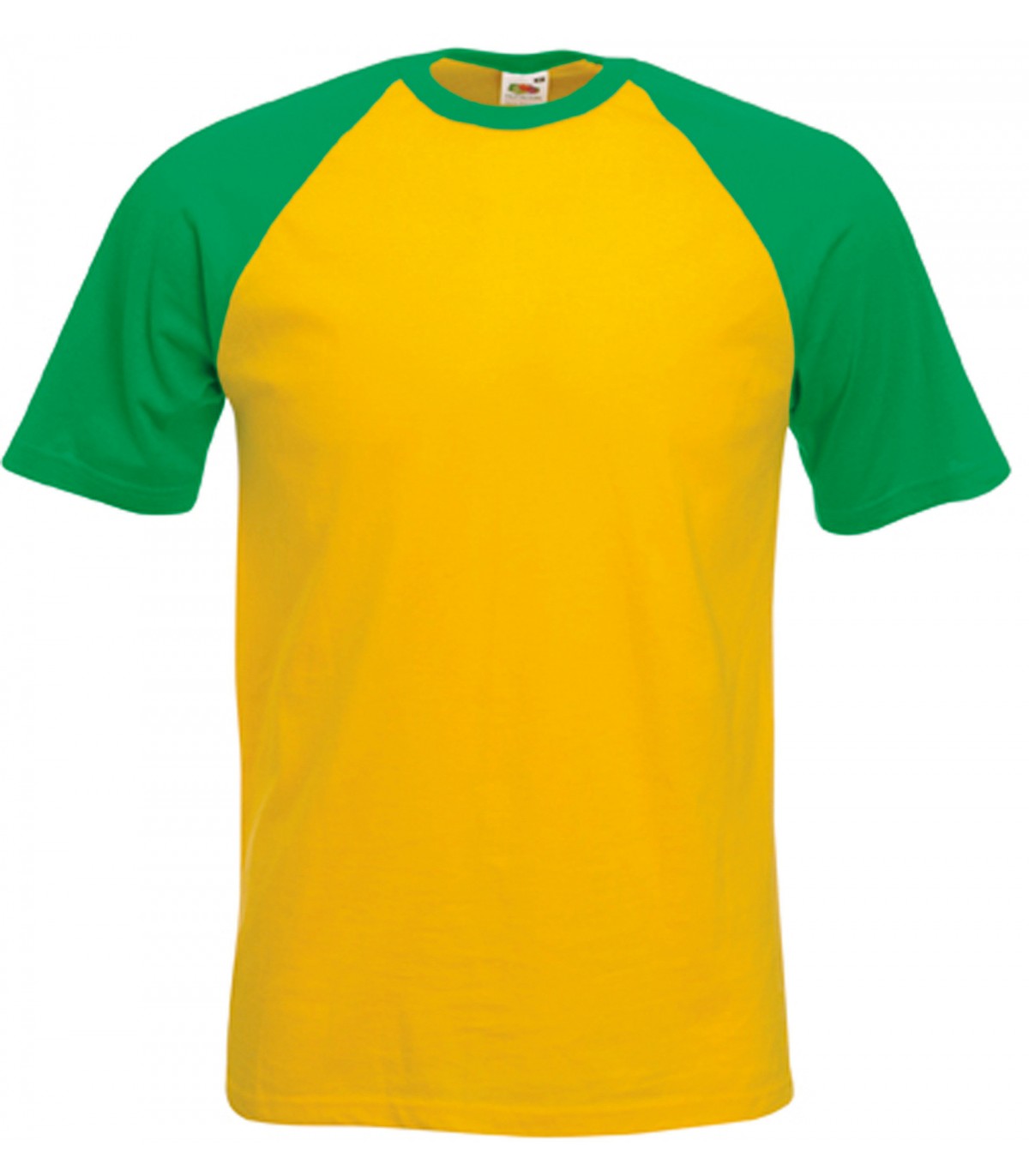 Baseball T-Shirt yellow - green