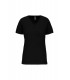 Ladies' BIO150 V-neck t-shirt black