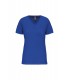 T-shirt Bio150 col V femme royal blue