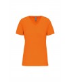 Ladies' BIO150 V-neck t-shirt orange