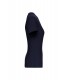 T-shirt Bio150 col V femme navy