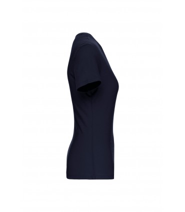 Dames-t-shirt BIO150 V-hals navy