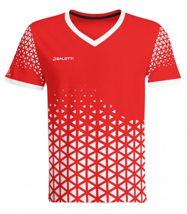 10 Shirts Balotti Diamant Rood Wit