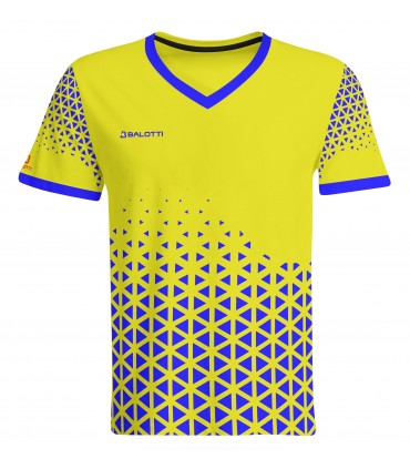 10 Shirts Balotti Diamant Geel Blauw