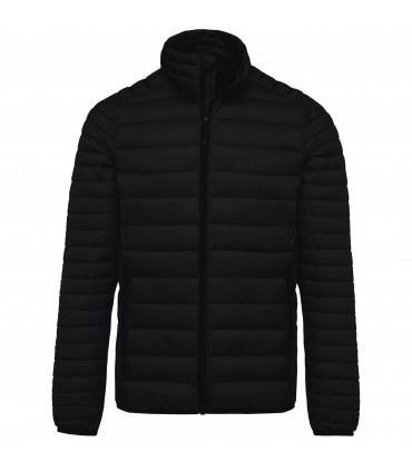 Men's lightweight padded jacket zwart