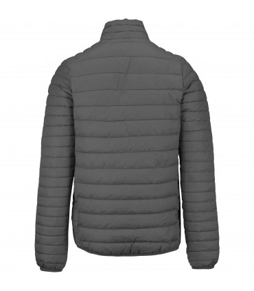 Men's lightweight padded jacket donker grijs