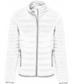 Ladies' lightweight padded jacket white