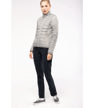 Dame lightweight padded jacket gris foncé