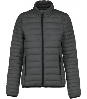 Dame lightweight padded jacket gris foncé