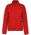 Ladies' lightweight padded jacket red