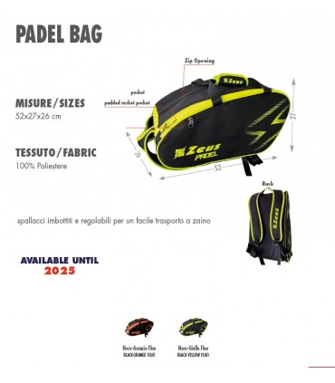 Padeltas Zeus Fluo Orange