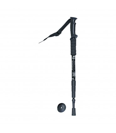 Trekkingstok BDD 1.0 Zwart. H 135 cm