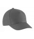 Casquette enfant coton - 5 panneaux - gris