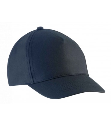 Casquette enfant coton - 5 panneaux - navy