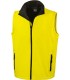 Men's Softshell Bodywarmer Yellow / black