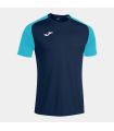 10  Joma T-Shirt Academy IV navy turquoise