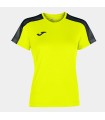 10 x Dames Academy T-shirt Fluo Geel - Zwart
