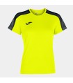 10 x Dames Academy T-shirt Jaune fluo - Noir