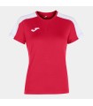 10 x Dames Academy T-shirt Rouge - Blanc