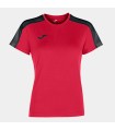 10 x Dames Academy T-shirt Rood - Zwart