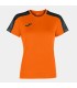 10 x Dames Academy T-shirt Orange - Zwart