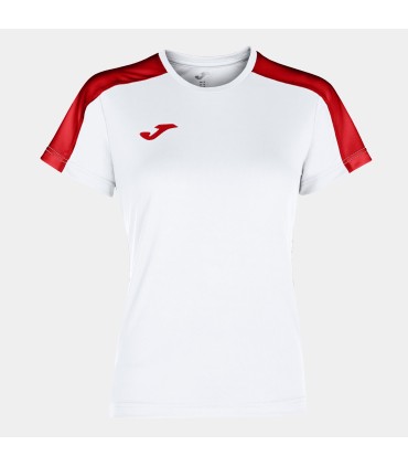 10 x Dames Academy T-shirt Wit - Rood