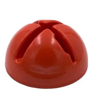 Base for stakes and hoops red