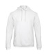 Sweatshirt capuche 50 - 50 blanc