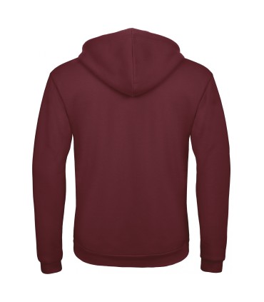 Sweatshirt capuche 50 - 50 Bordeaux