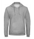 Sweatshirt capuche 50 - 50 Gris Chiné