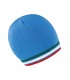 Bonnet supporter Bleu - Vert - Blanc - Rouge