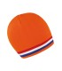 Bonnet supporter Orange - Rouge - Blanc - Bleu
