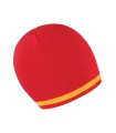National Beanie Red - Gold