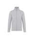 Veste micropolaire zippée gris chiné