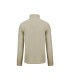 Full zip microfleece jacket beige