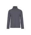 Full zip microfleece jacket convoygrey