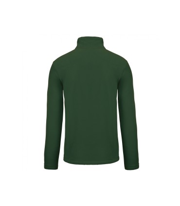 Fleecevest met rits forest green