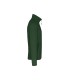 Full zip microfleece jacket forest green
