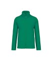 Full zip microfleece jacket kelly green