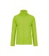 Veste micropolaire zippée Lime